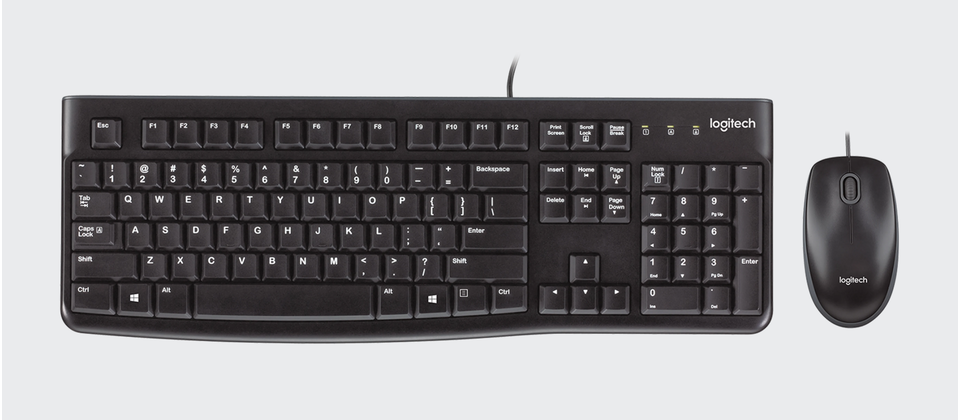 Logitech MK120 Wired Keyboard and Mouse Combo | MiShop.in